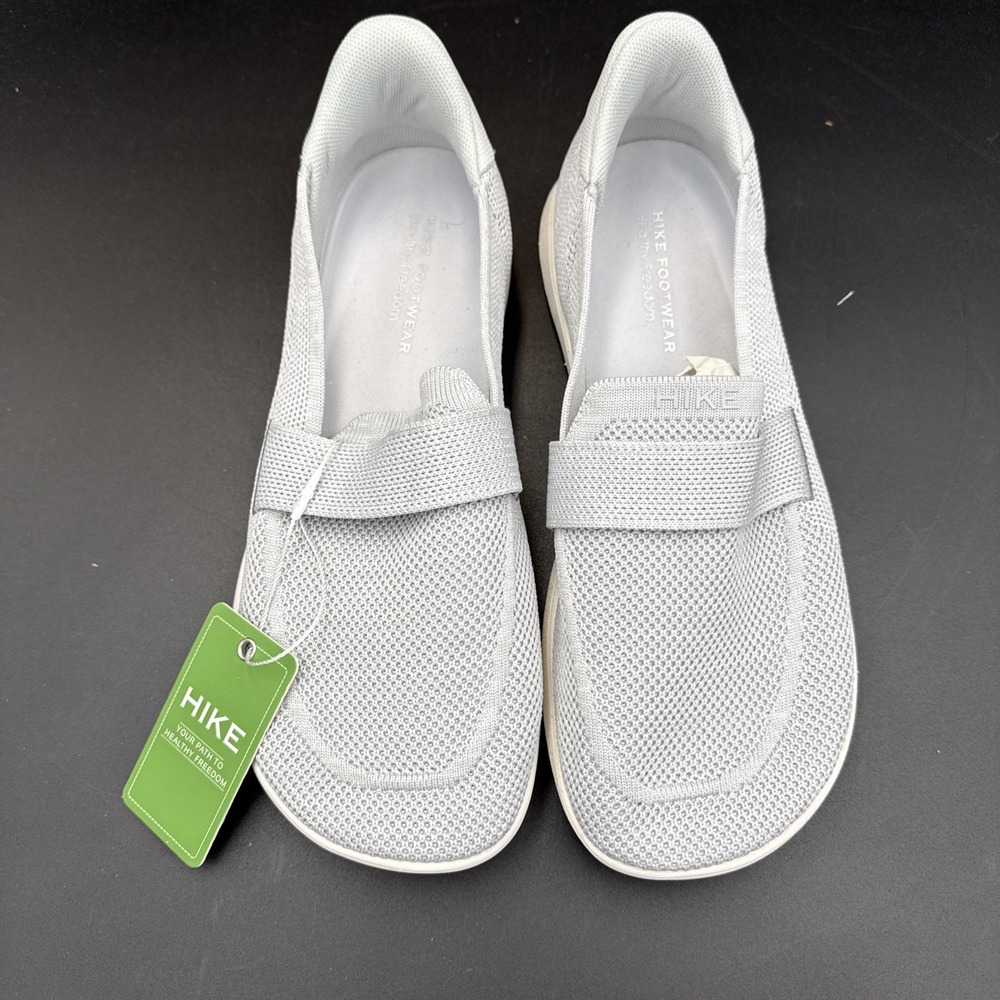 HIKE Valenza - Hands-Free Barefoot Shoe Women's Size 8.5 EU 39 Light Gray